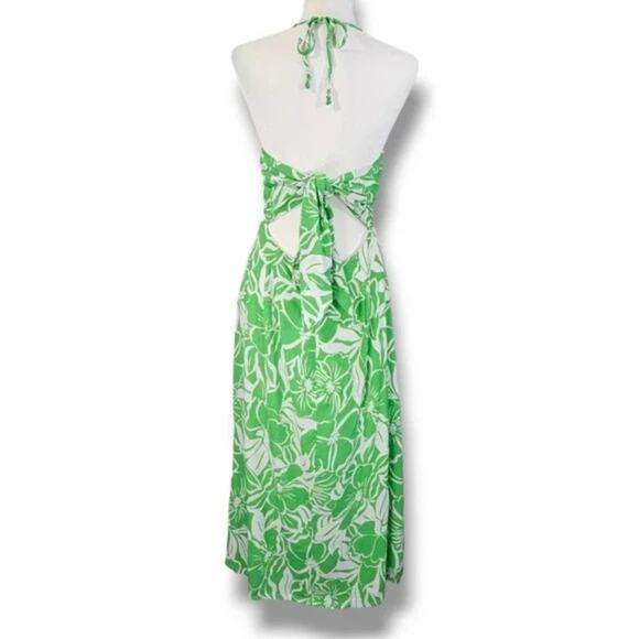 NWT Faithfull the Brand Taormina El Marsa Print Midi Dress Tropical Size 8 - Picture 7 of 10